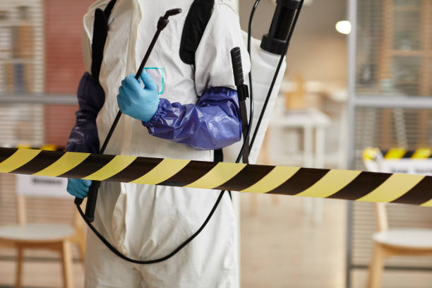 Professional Sewage Cleanup technician working in Albany, GA